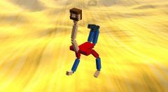 Running Man - ostrich version