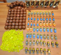 Minifigs, Ore and Crystals