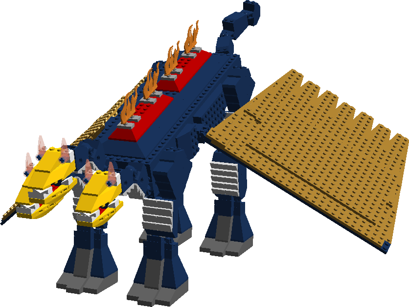 updated 3 headed dragon