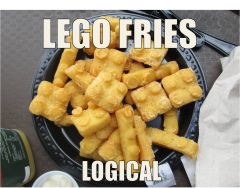 LEGO FRIES: A logical dish