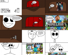 Stupidity Comic Issue 13 EA Wants Minecraft's Money