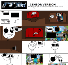 Stupidity Comic Issue 13 EA Wants Minecraft's Money (Censored Version)