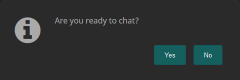 RRU Empty Chat Message - Are You Ready To Chat?