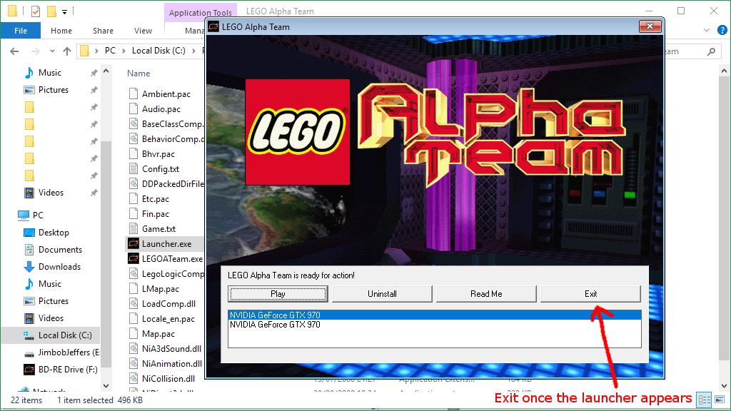 LEGO Alpha Team - Windows 10 Setup - Guides - Rock United