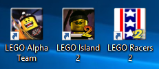New Desktop Icons for Classic LEGO games
