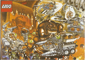 Enlarged rock raiders mock up