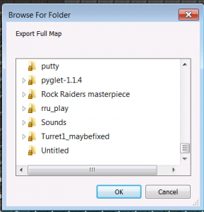 Map Creator File Browser