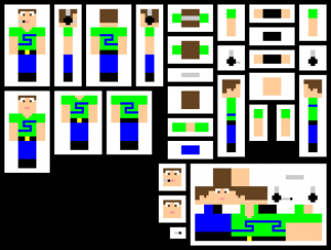 The ultimate Minecraft skin grid