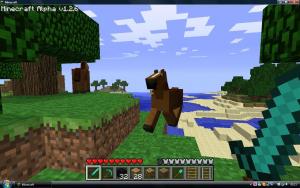 Horses in Minecraft!