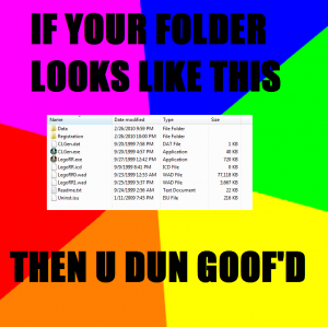 IF YOUR FOLDER LOOKS LIKE THIS