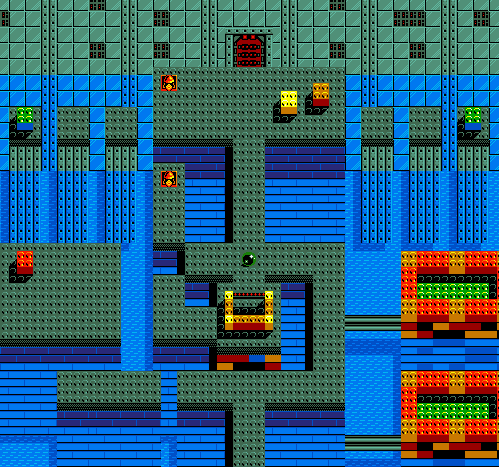 Alpha Team GBC: Map 21 - The Water Trap