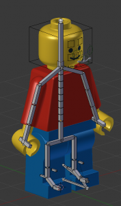 Minifig and partially done armature