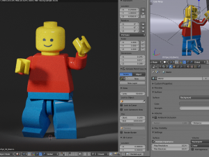 Minifig a test render and posing