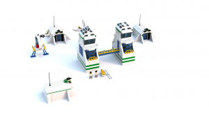 Lego Racers 2 Sandy Bay Science Labs (Launch Zone) LDD Model
