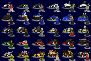 All Lego Racers creations