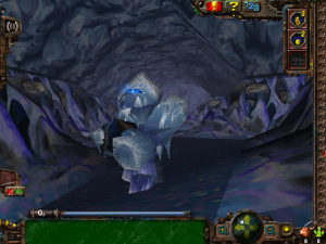 Ice Monster from first-person