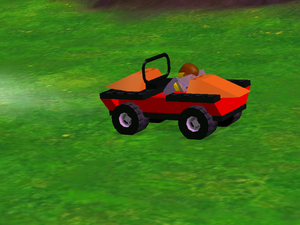 LEGO Racers 2 - Island Xtreme Stunts Stunt Car Attempt