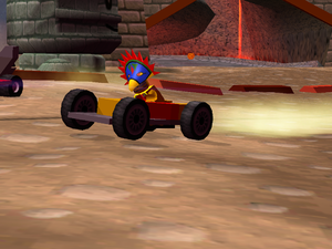 LEGO Racers 2 - Achu Driving his Lego Racers 1 Car